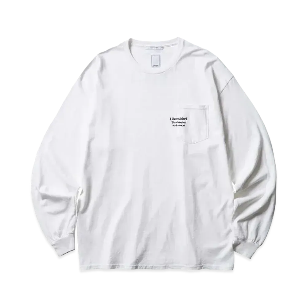Liberaiders HEADQUATERS L/S TEE "WHITE"