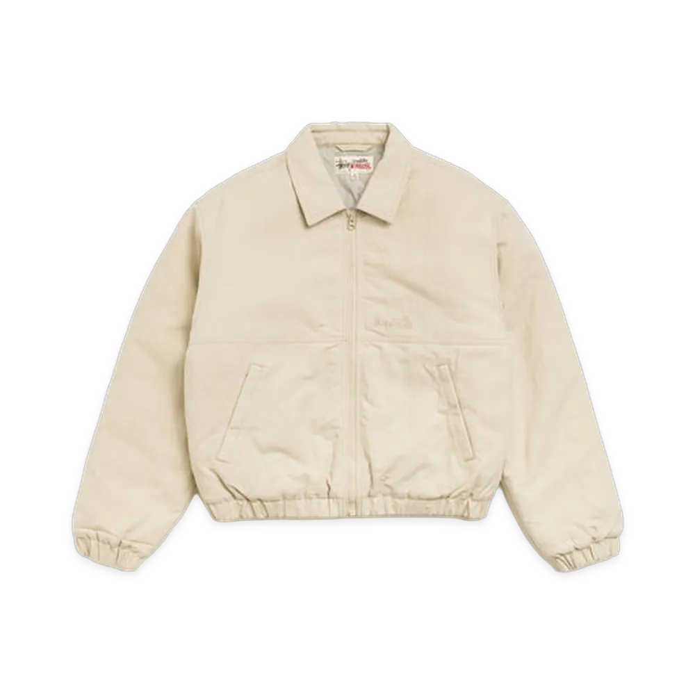 Stussy Nyco Collared Work Jacket "Sand"