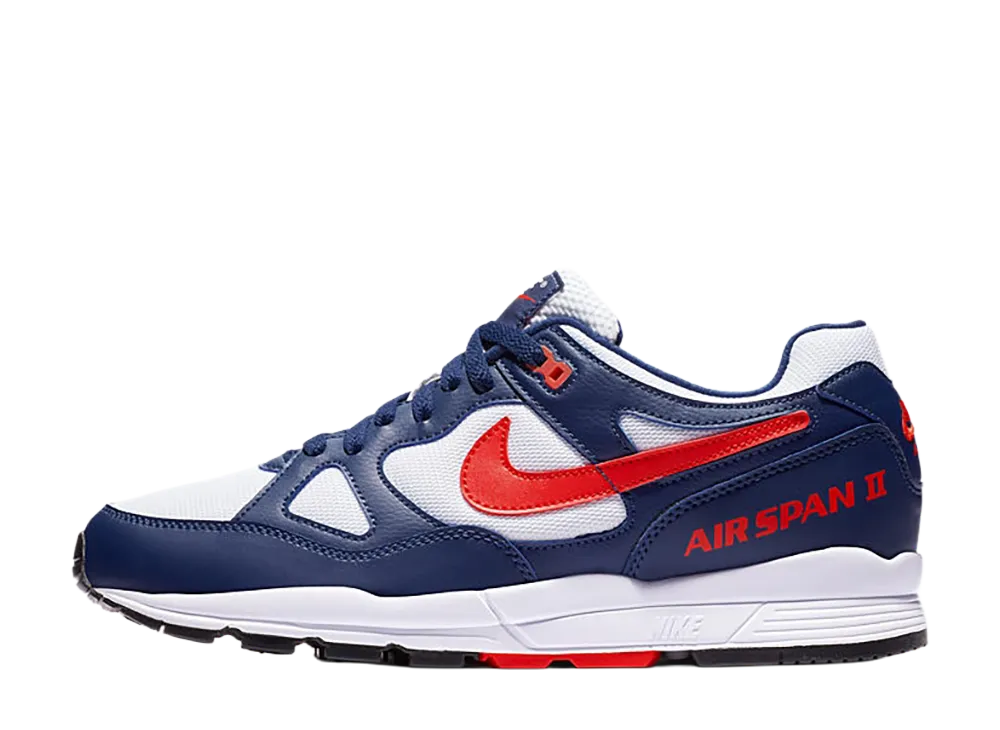 Nike Air Span 2 "Blue Void/Habanero Red"