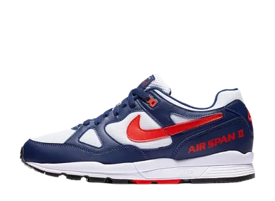 Nike Air Span 2 "Blue Void/Habanero Red"