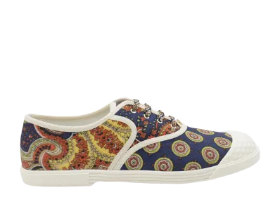 Valentino Garavani Bay By Bay Sneakers In Denim Fabric "Multicolor"