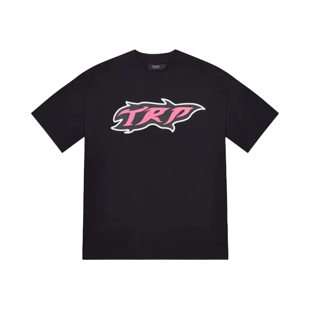 TRAPSTAR TRP Flame Short Set "Black/Pink"