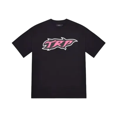 TRAPSTAR TRP Flame Short Set "Black/Pink"
