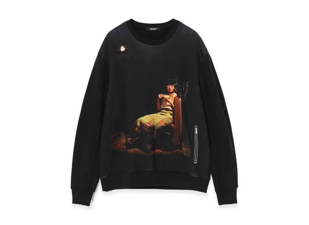 UNDERCOVER x Cindy Sherman Cashmere Blend Cotton Sweat Pullover "Charcoal"