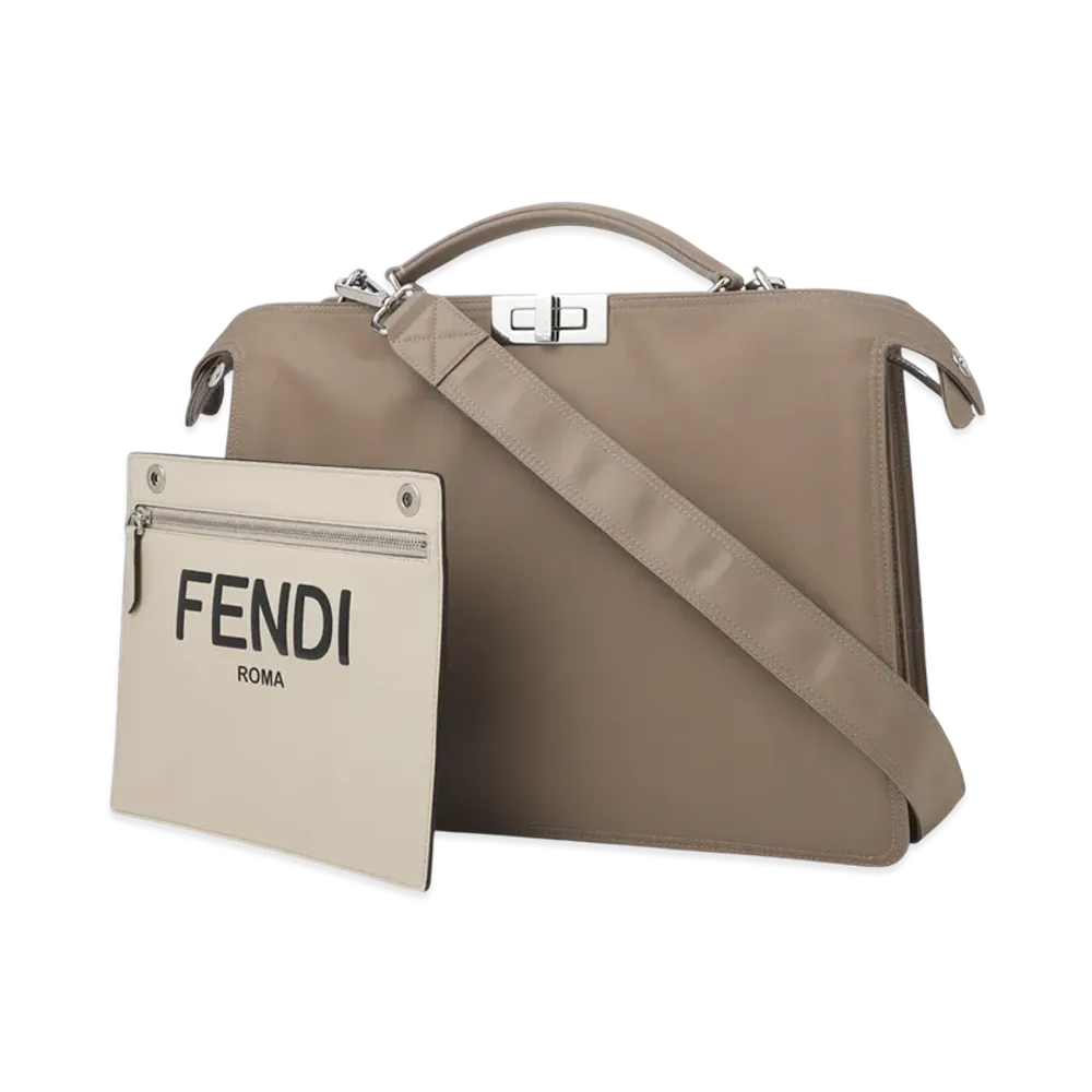 FENDI 2Way Handbag/Shoulder Bag/Peekaboo ISeeU Medium "Beige"