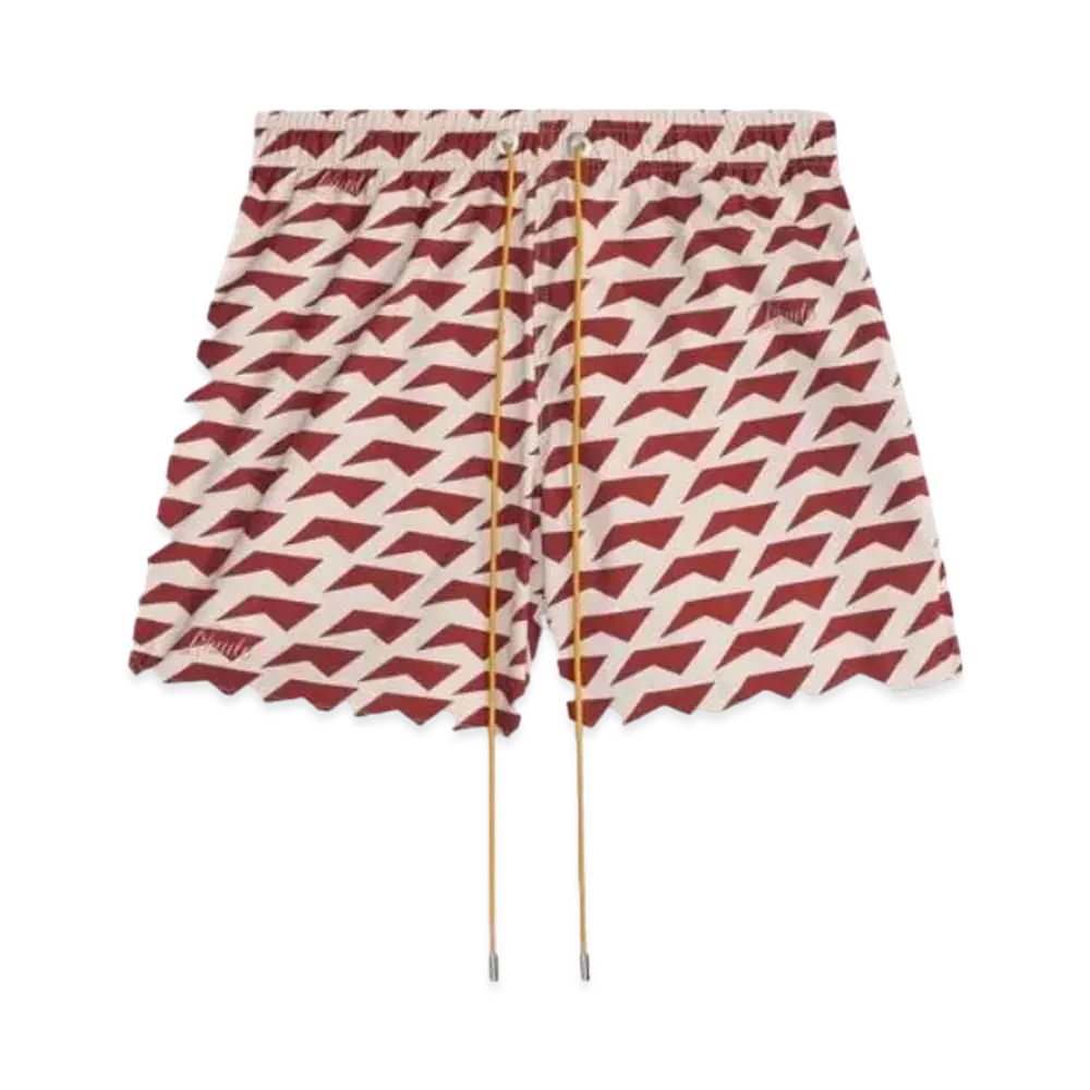 RHUDE Dolce Vita Swim Trunks "Red"