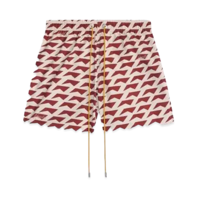 RHUDE Dolce Vita Swim Trunks "Red"