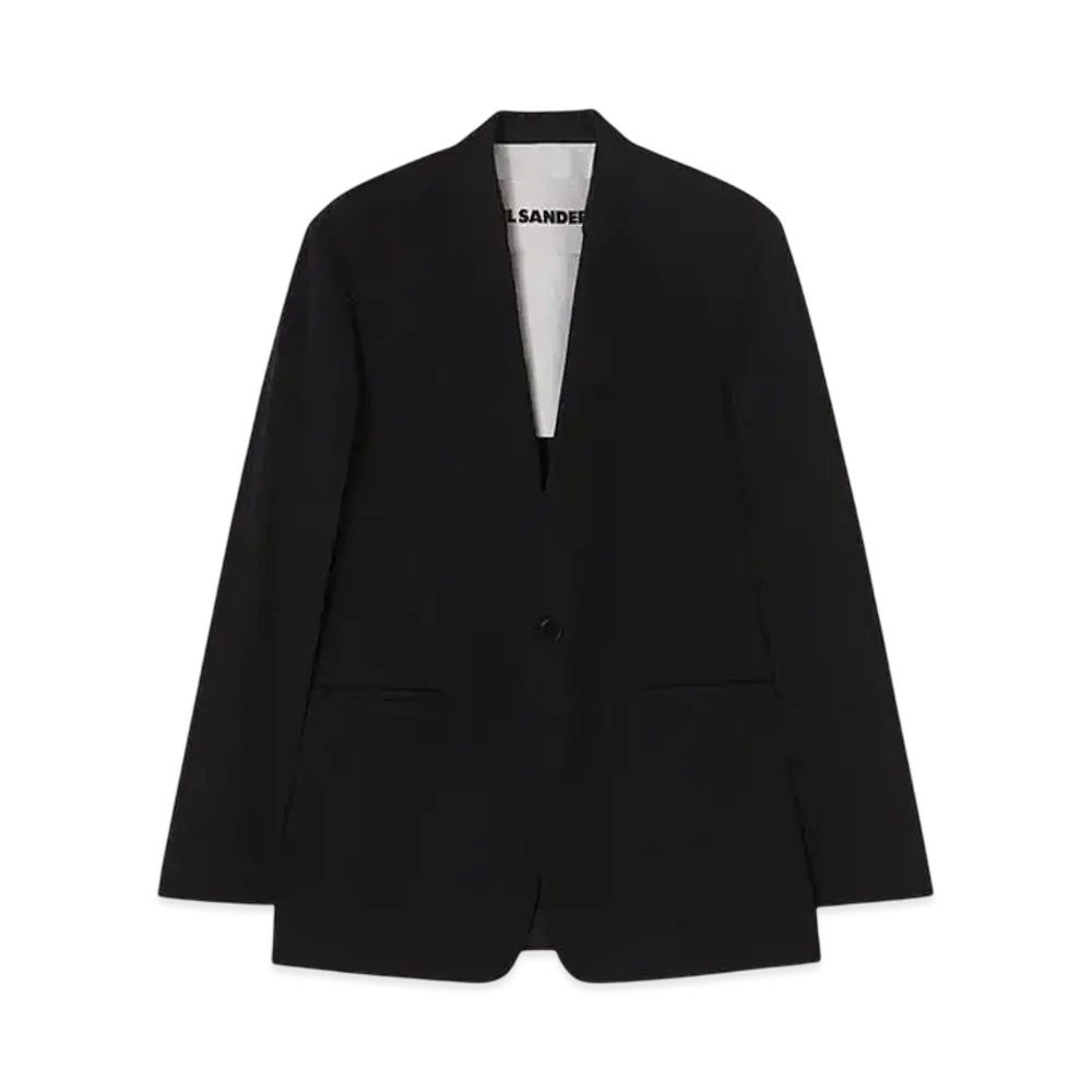 Jil Sander Men's Wool Tailored Jacket "Black"