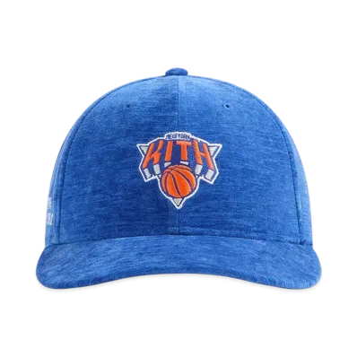 Kith x New Era for the New York Knicks Chenille 59FIFTY Low Profile Fitted Cap "Royal"