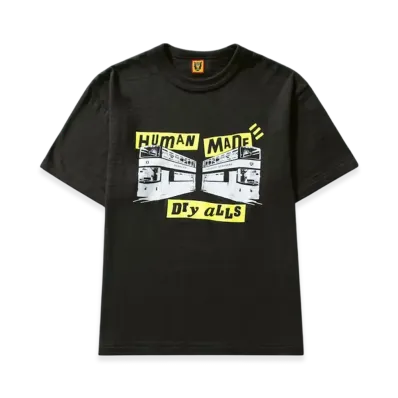 HUMAN MADE Hong Kong Tram T-Shirt HBX Exclusive "Black"