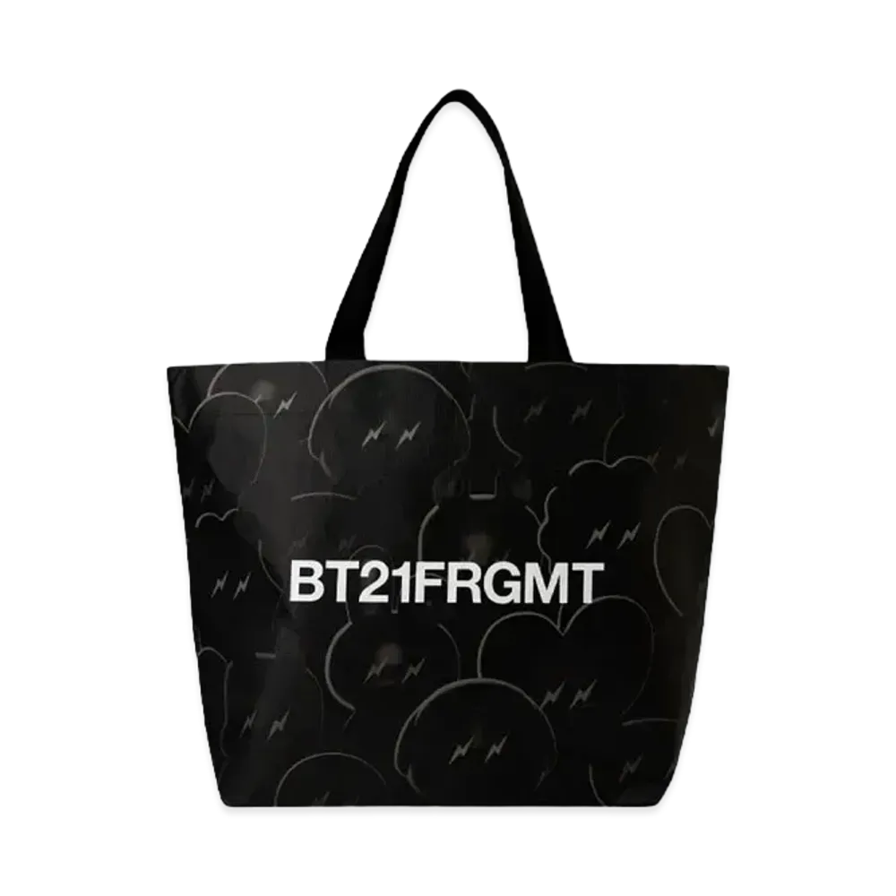BT21 X FRAGMENT \ REUSABLE BAG "BLACK"