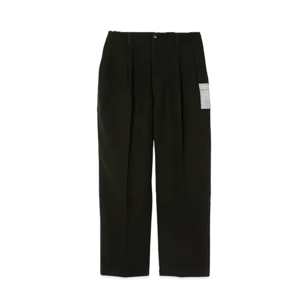 N.HOOLYWOOD Double Tuck Trousers "Black"