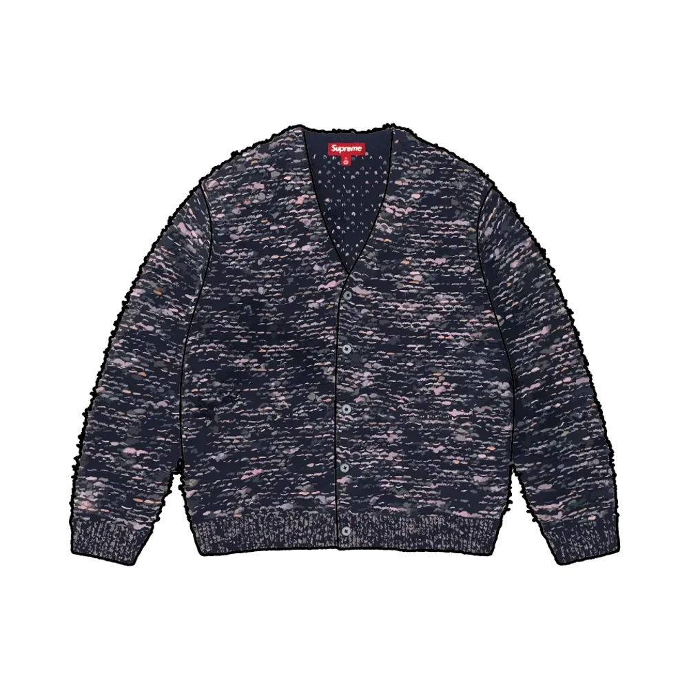 Supreme Textured Cardigan "Navy"