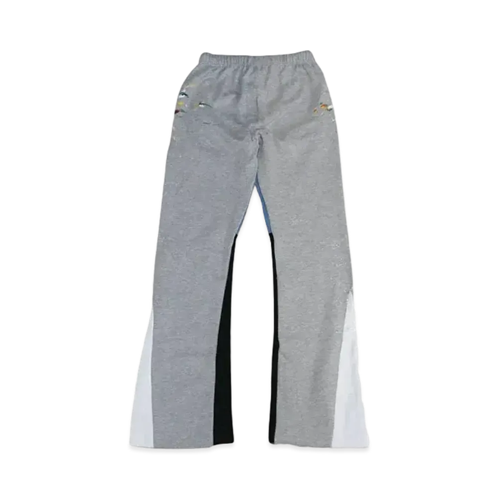 mnml CONTRAST BOOTCUT SWEATPANTS "GREY"