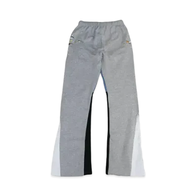 mnml CONTRAST BOOTCUT SWEATPANTS "GREY"