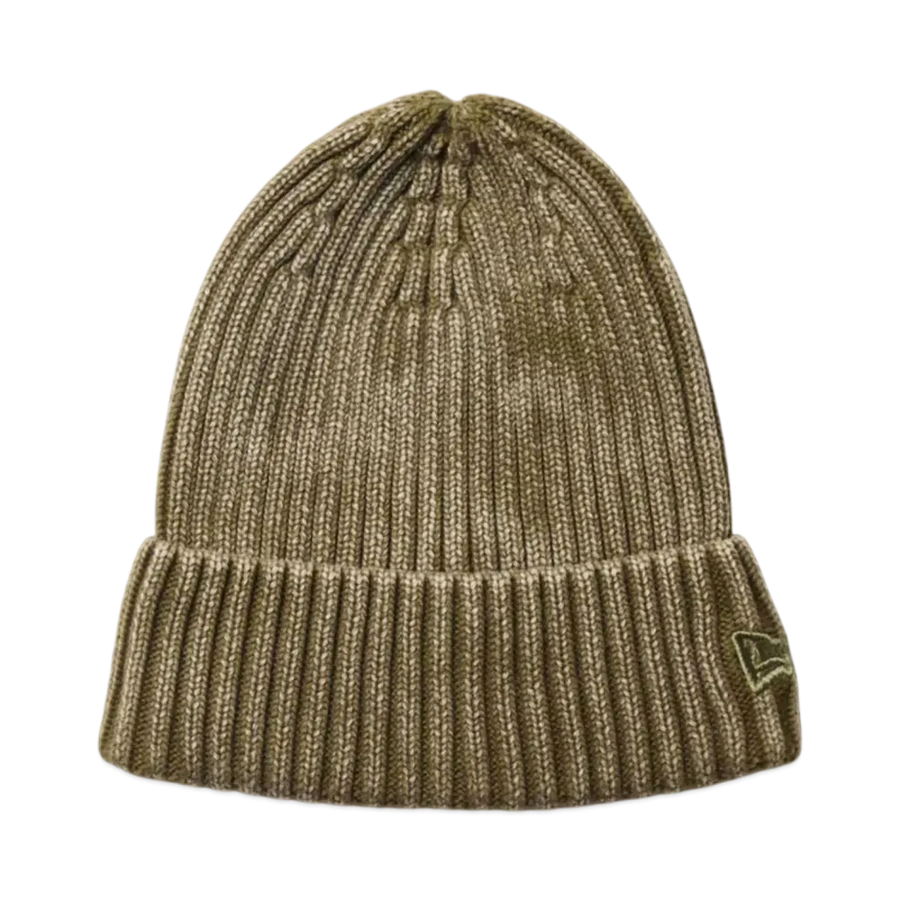 NEW ERA Rib Cuff Knit Italian Wash "Olive"