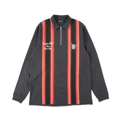 WIND AND SEA x DB Stripe Rugby Shirt "Black"