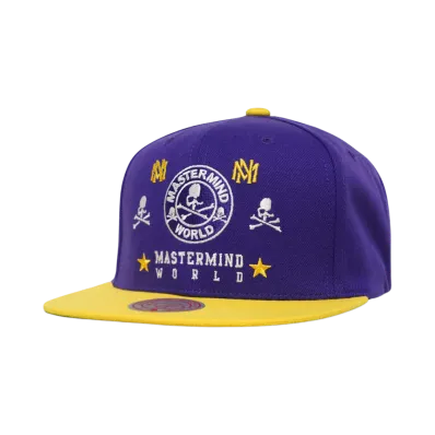 MASTERMIND x Mitchell&Ness SNAPBACK COLLAB "PURPLE"