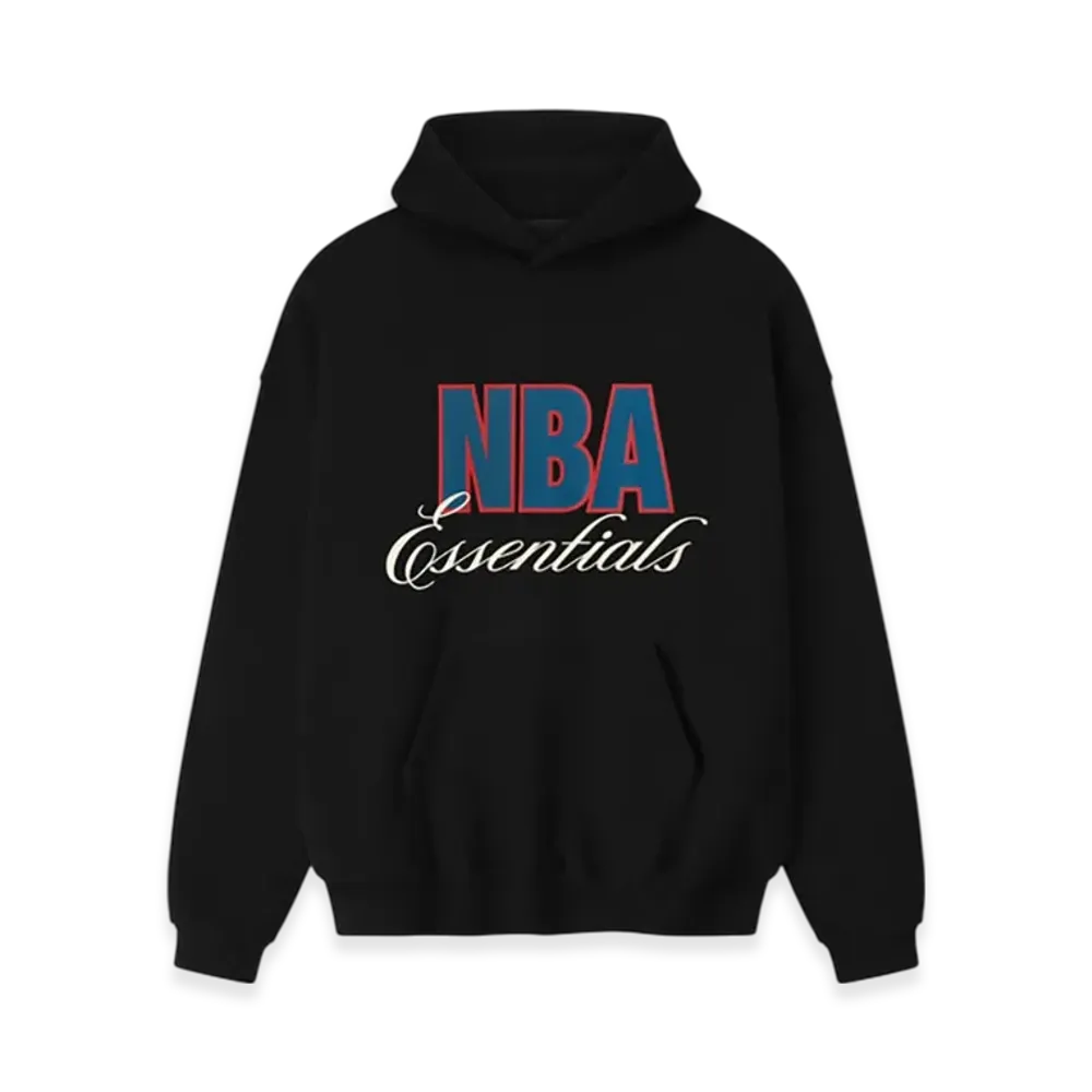 FEAR OF GOD ESSENTIALS NBA 90s Hoodie "Black"