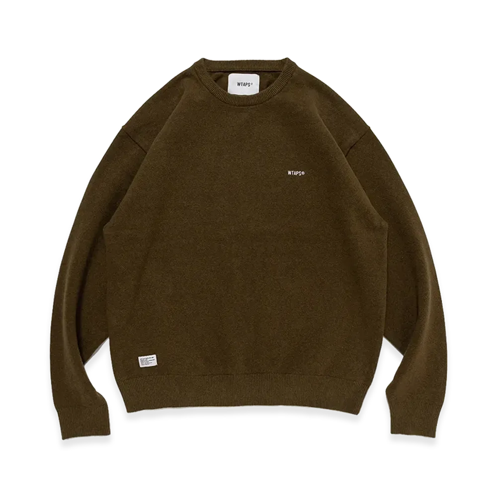 WTAPS Sign-MG / Sweater / Nyco "Olive Drab"