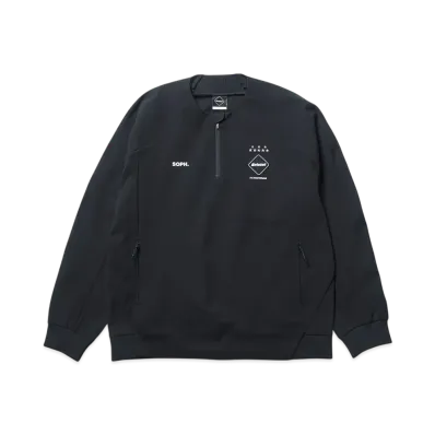F.C.Real Bristol Pdk Half Zip Top "Black"