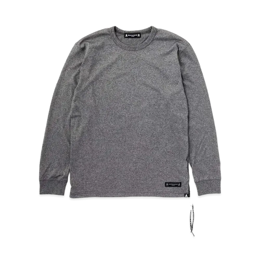 mastermind JAPAN Cursive Logo LS Tee "Top Gray"