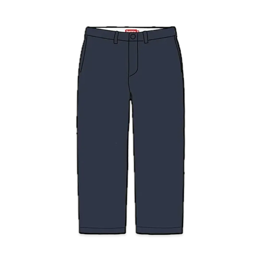 Supreme Chino Pant "Dark Navy"(22SS)