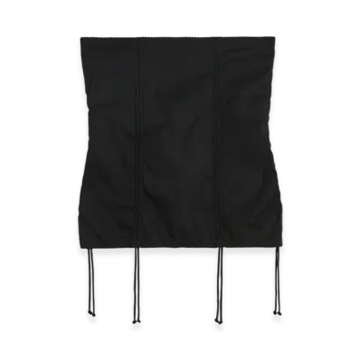 OUR LEGACY Women's Object Corset "Black Refined Oxford"