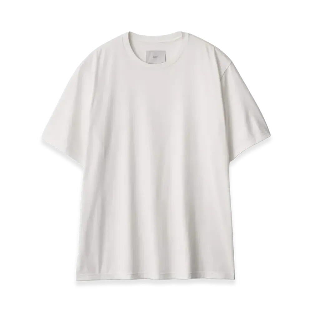ssstein Suvin Cotton Basic Tee "Off White"