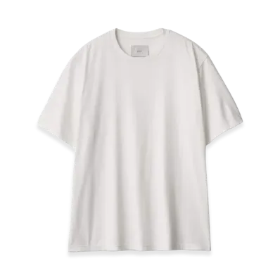 ssstein Suvin Cotton Basic Tee "Off White"