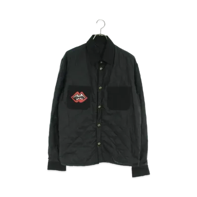 Chrome Hearts P Shirt M N0 Flaps Chomper Patch Quilting Nylon Blouson "Black"