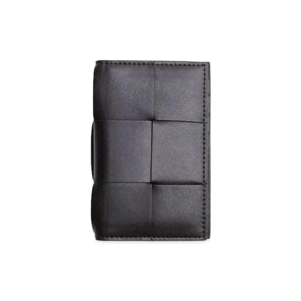 Bottega Veneta Flap Card Holder "Black"