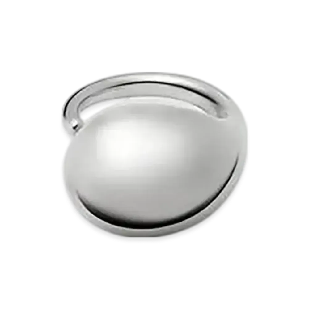 Bottega Veneta Drop Ring "Silver"