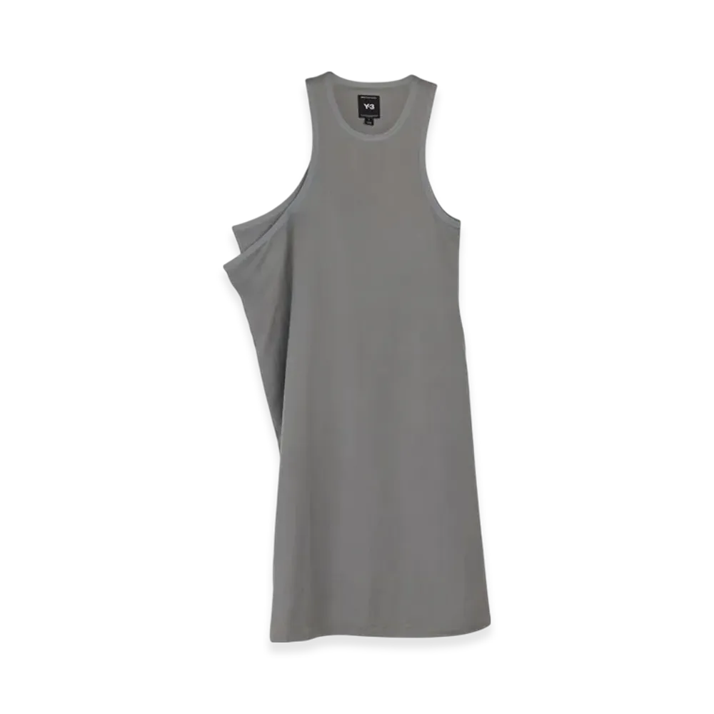Y-3 Washed Twill Dress "Solid Grey"