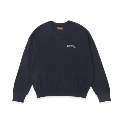 visvim Selmer V-Neck Knit "Black"