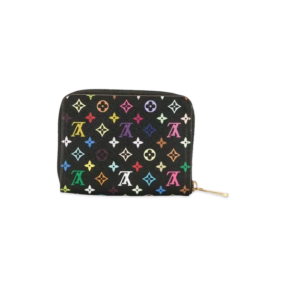 Louis Vuitton Monogram Multicolor Zippy Coin Purse "Noir"