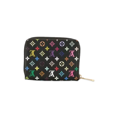 Louis Vuitton Monogram Multicolor Zippy Coin Purse "Noir"