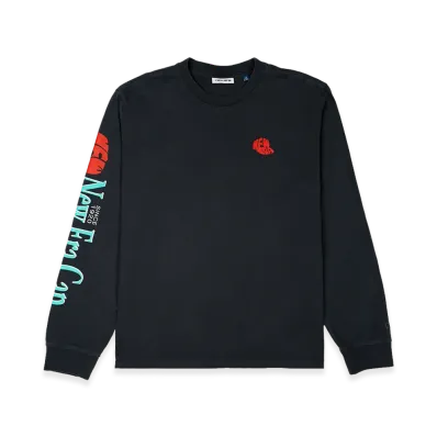 NEW ERA Lock Up '87 Black Long Sleeve T-Shirt "Black"