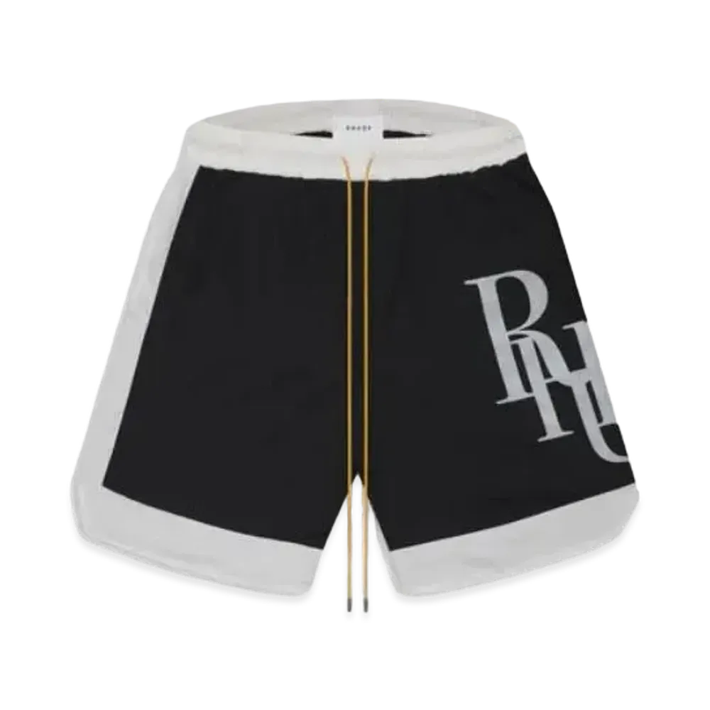RHUDE Side Logo Shorts "Black"