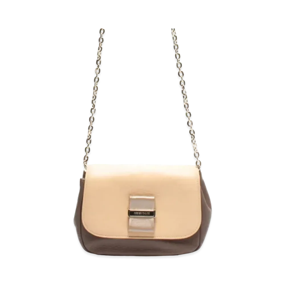 Chloe See By Chloe Mini Chain Shoulder Bag "Beige"