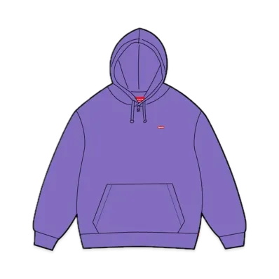 Supreme Small Box Hooded Sweatshirt "Purple" (24FW)