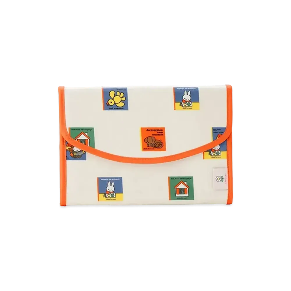 GELATO PIQUE x Dick Bruna Picture Book Pattern Maternity Notebook Case M "Cream"
