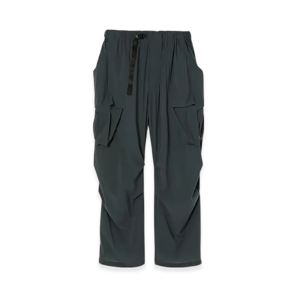 N.HOOLYWOOD Webbing Belt Cargo Pants "Charcoal"