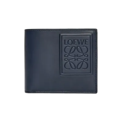 LOEWE Bayfold Wallet Satin Calf "Deep Navy"