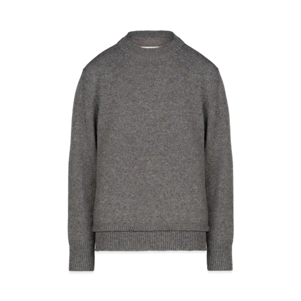 Maison Margiela Women's Elbow Patch Sweater "Gray"