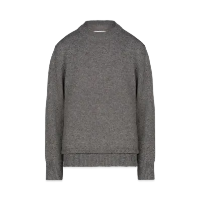 Maison Margiela Women's Elbow Patch Sweater "Gray"