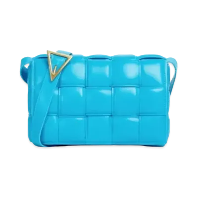 Bottega Veneta Intrecciato Leather Crossbody Bag "Pool"