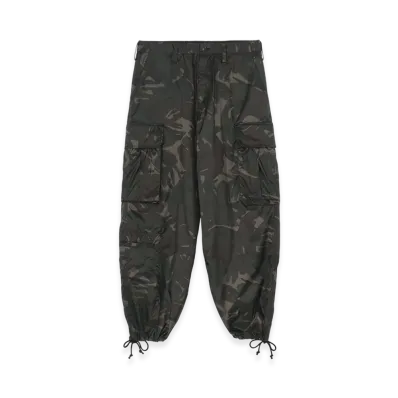 WILDSIDE YOHJI YAMAMOTO Camo Nylon Cargo Pants "Dark Green"