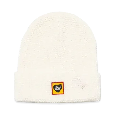 HUMAN MADE Waffle Beanie "White"