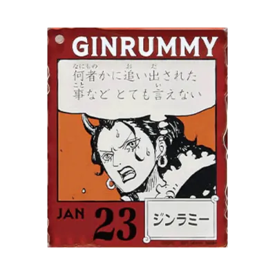 BANDAI "Ichiban Kuji" -ONE PIECE BASE SHOP Lottery 366DAYS OF BIRTHDAYS- Birth Month January-March Shin Colors Acrylic Block Charm Prize 1/23 Ginrummy